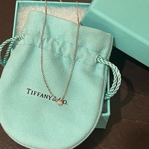 Tiffany & Co. Silver Necklace with Diamond